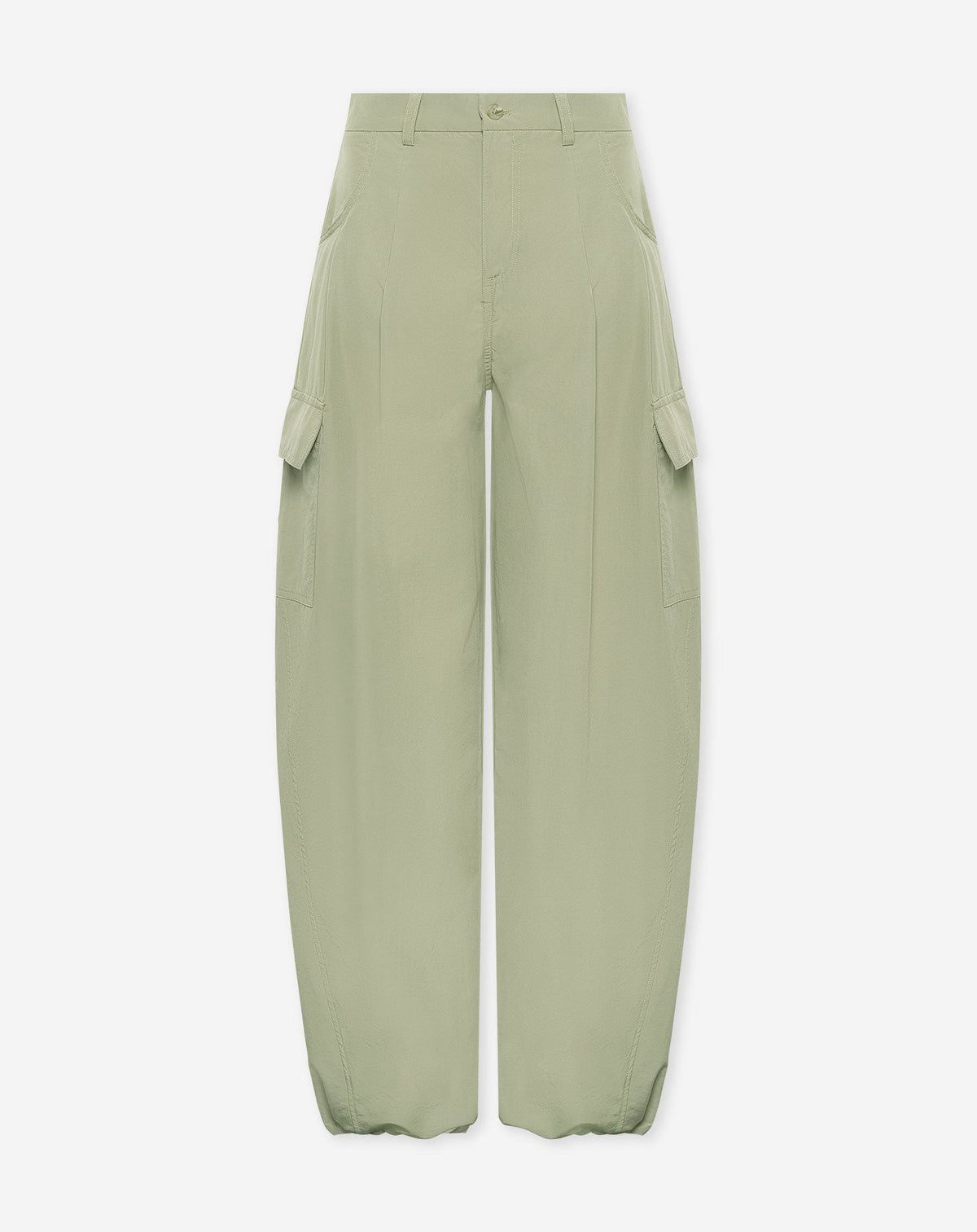 ZENNA PARACHUTE PANTS TALL LICHT OLIJFGROEN