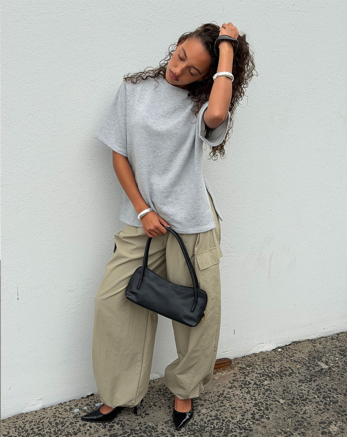 ZENNA PARACHUTE PANTS LICHT OLIJFGROEN
