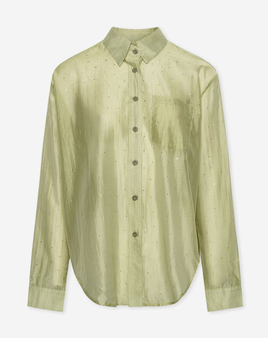 ALYA RHINESTONE BLOUSE SALIEGROEN