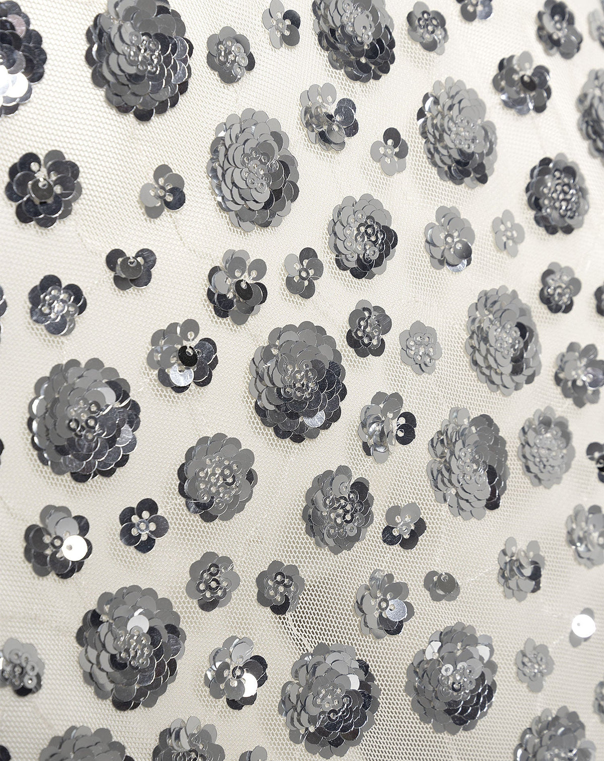 KITTY SEQUIN FLOWER WRAP SKIRT
