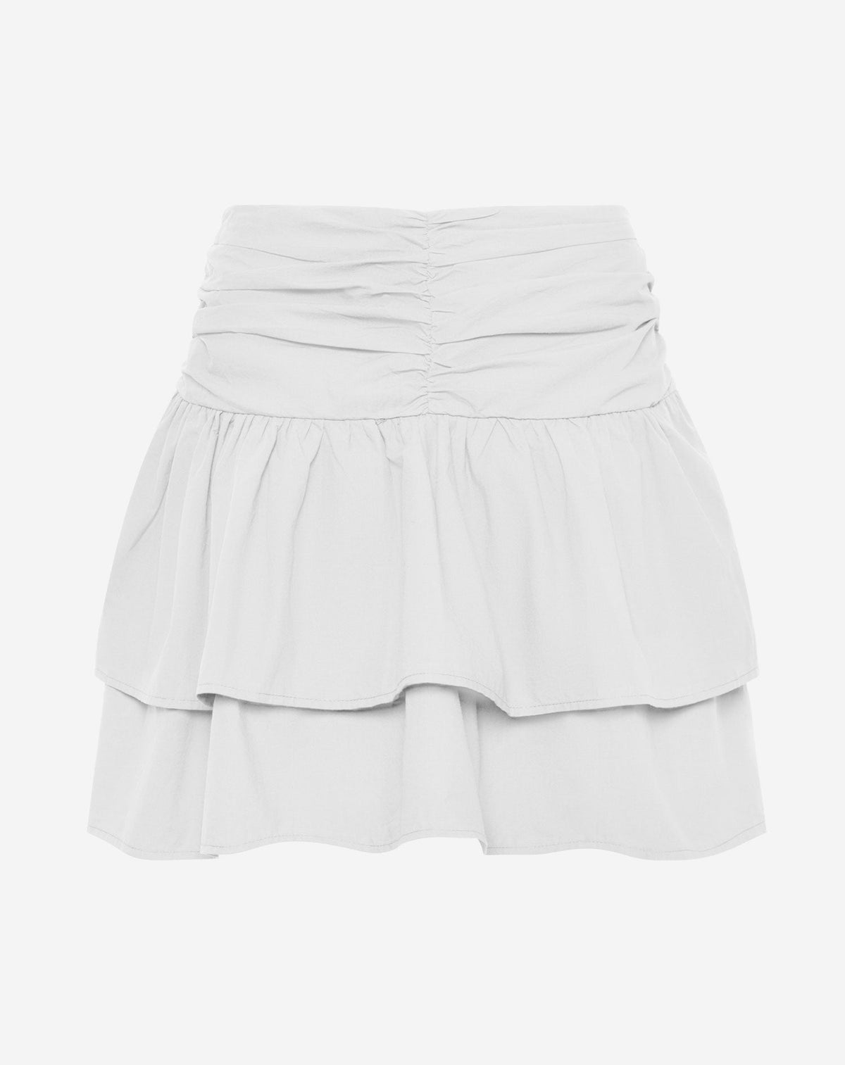 PEGGY POPLIN FRILL SKIRT WIT