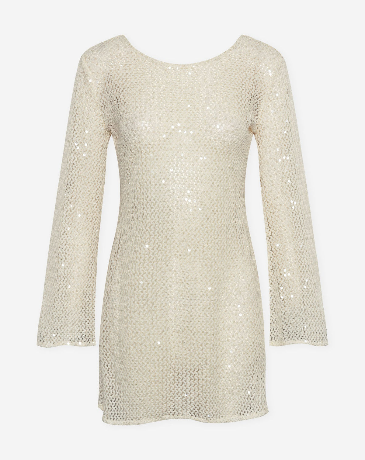 ZENDAYA SEQUIN CROCHET DRESS WIT
