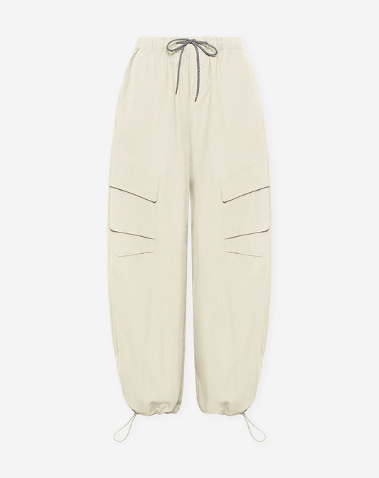 MERRIT BARREL CARGO PANTS TALL CRÈME