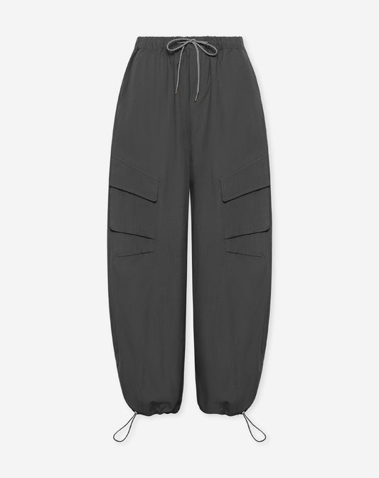 MERRIT BARREL CARGO PANTS PETITE GRIJS