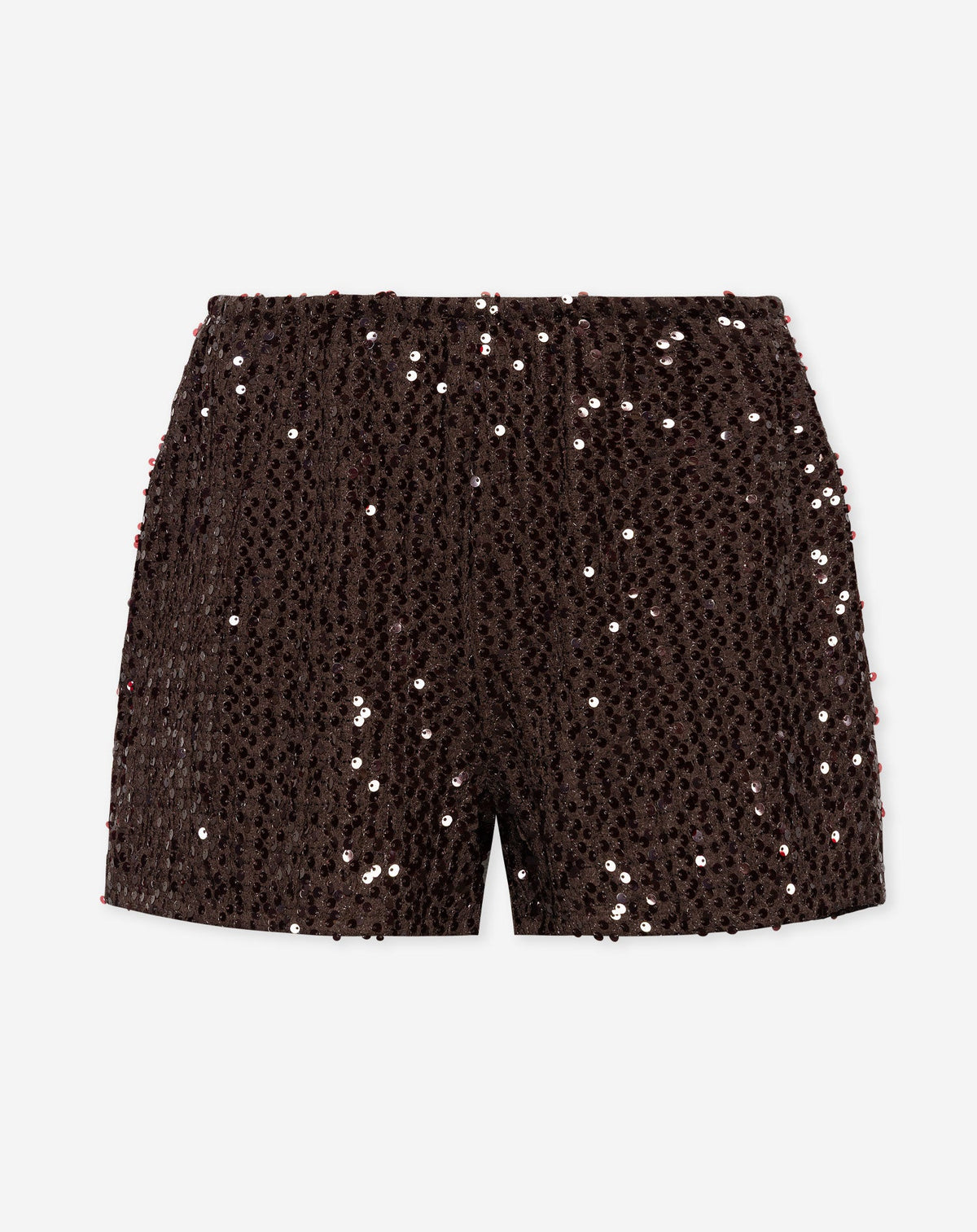 LOVA SEQUINS SHORTS BRUIN