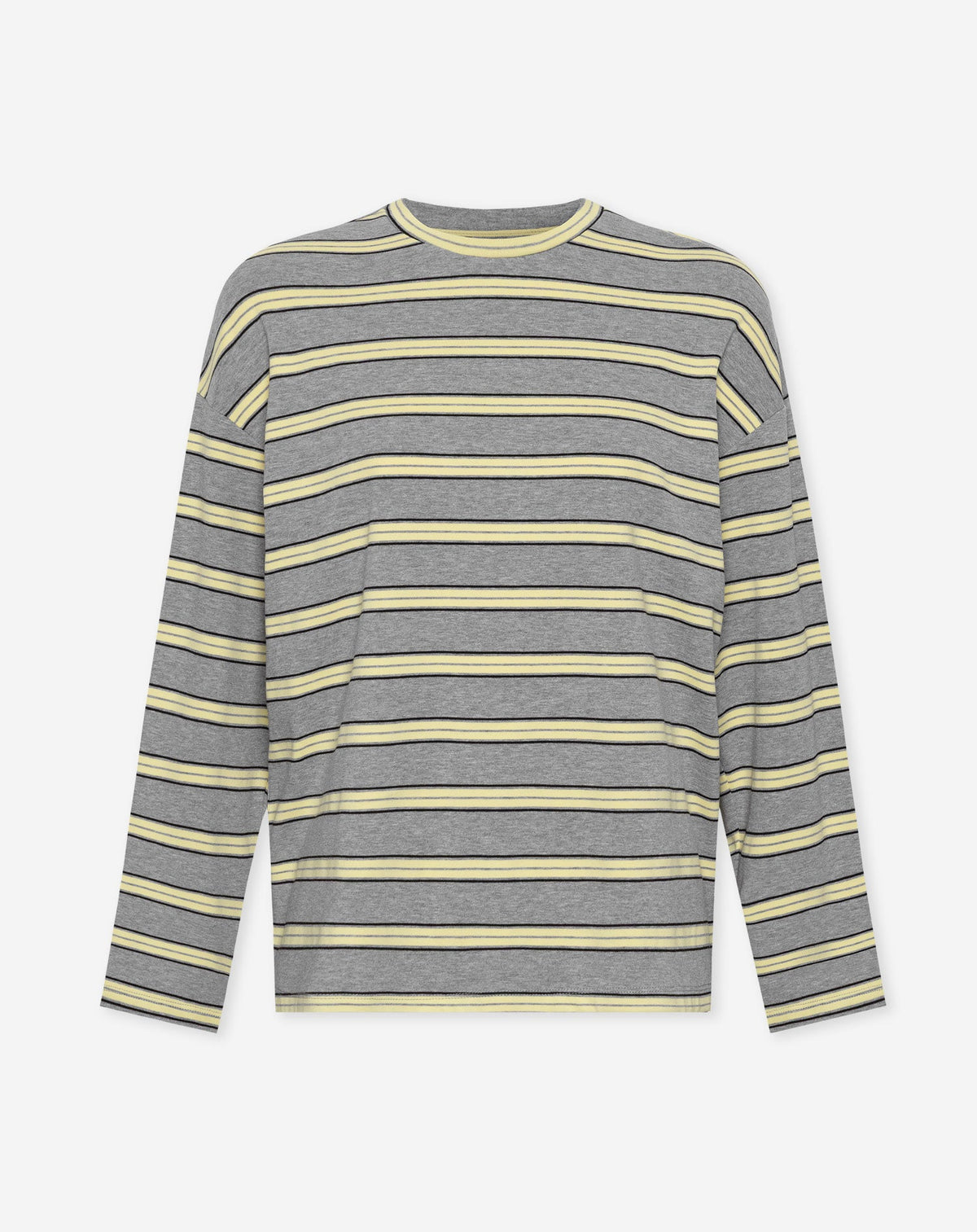 ELAINE STRIPED LONG SLEEVE OVERSIZED TEE BOTERGEEL