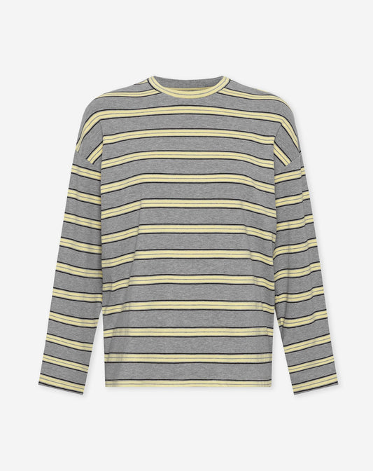 ELAINE STRIPED LONG SLEEVE OVERSIZED TEE BOTERGEEL