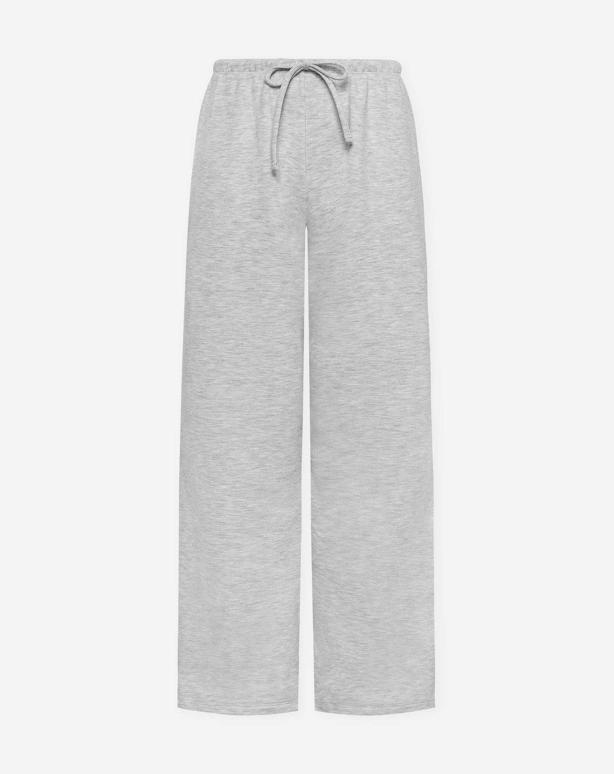 WIDE LOW RISE SWEAT PANTS GRIJS MELANGE