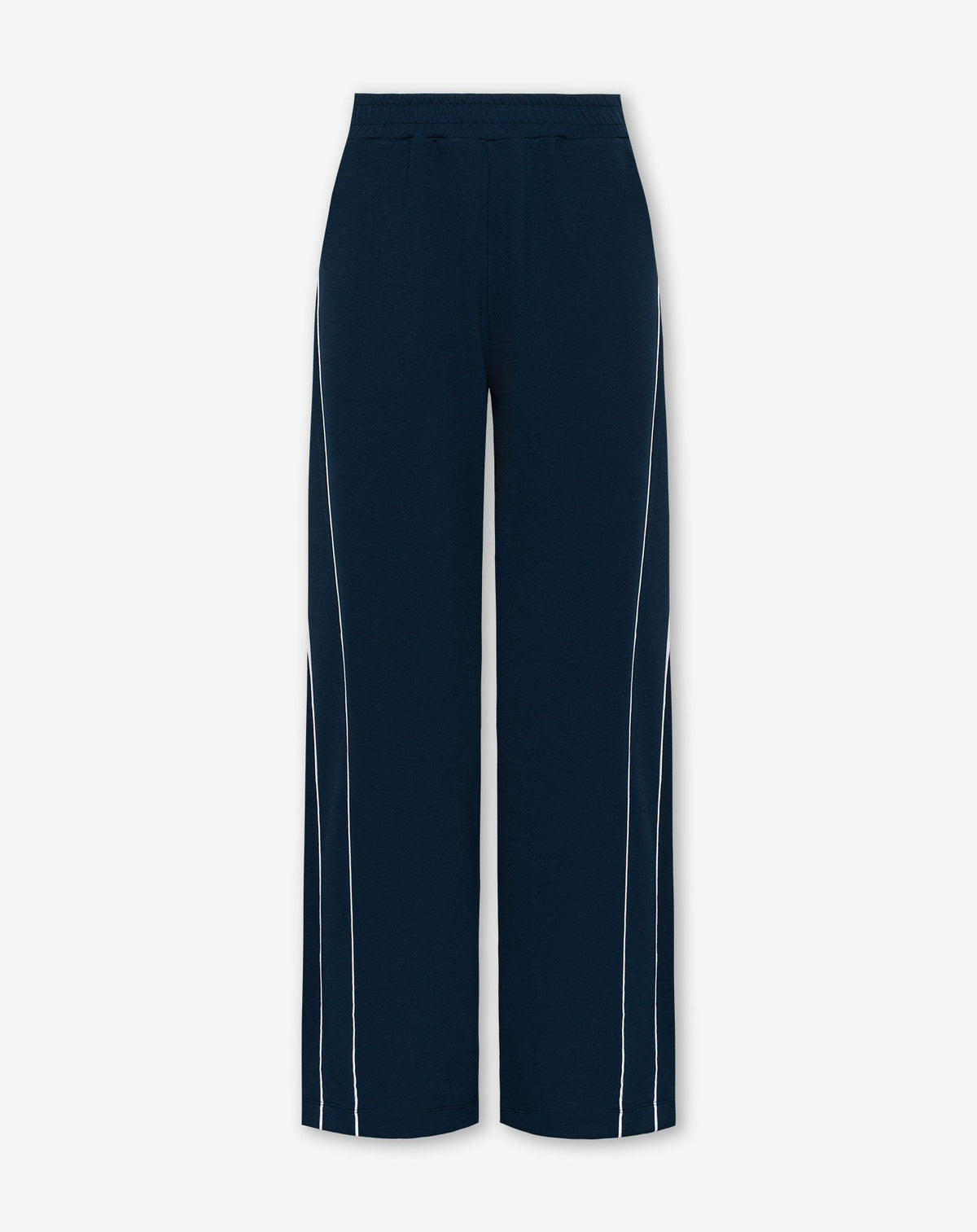 SCUBA PIPING PANTS PETITE DONKERBLAUW