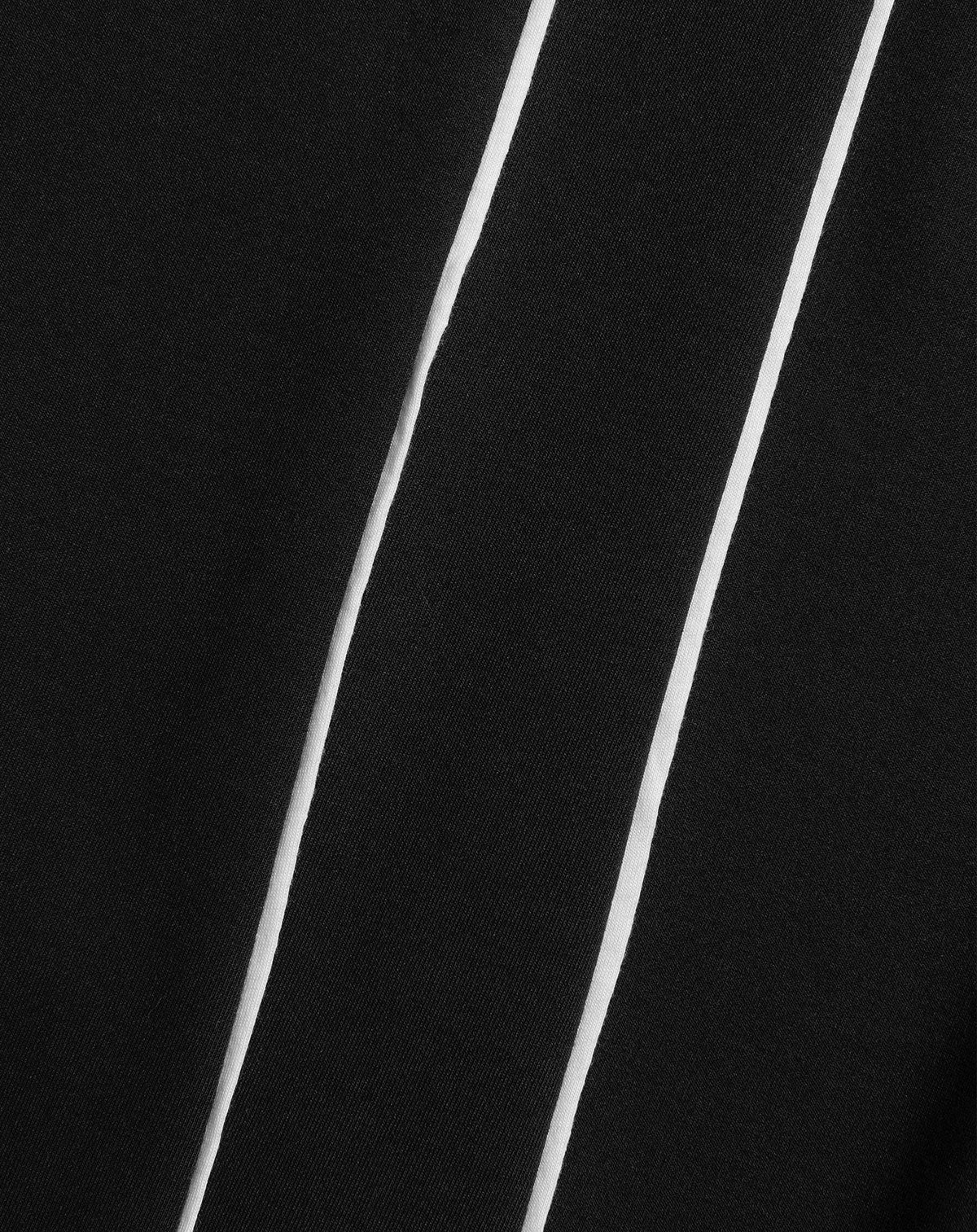 SCUBA PIPING ZIP SWEAT ZWART