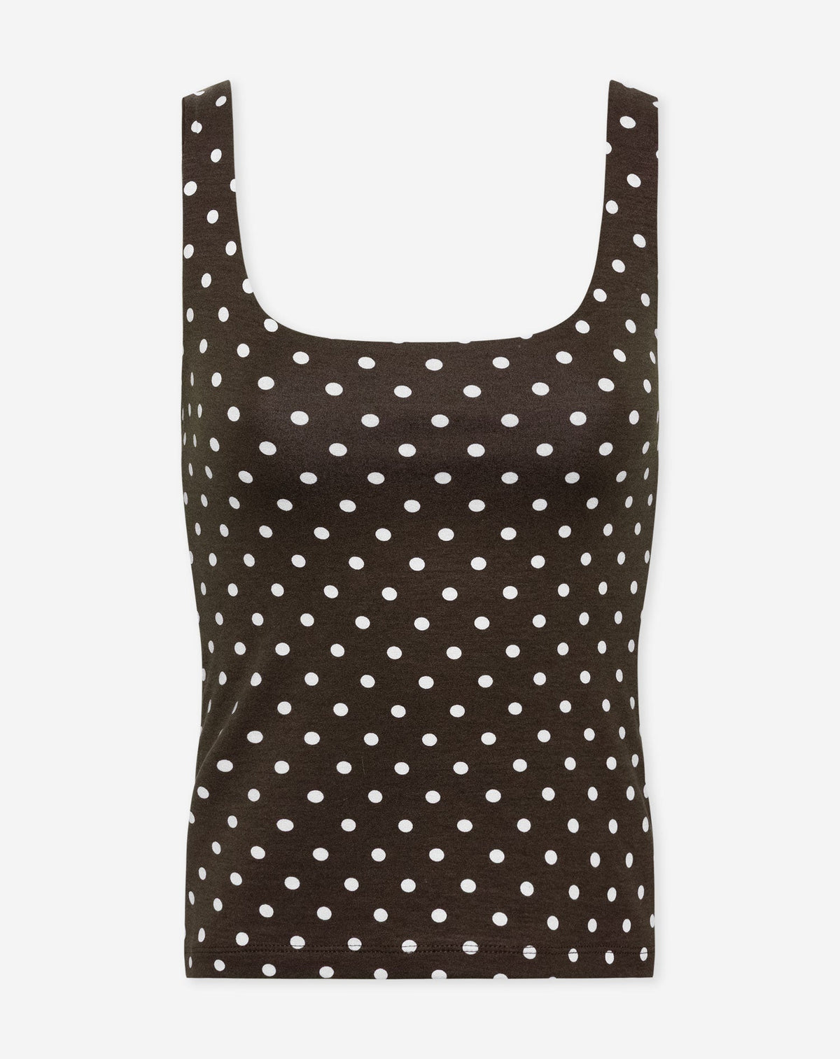 DOT SQUARE NECK SINGLET BRUIN