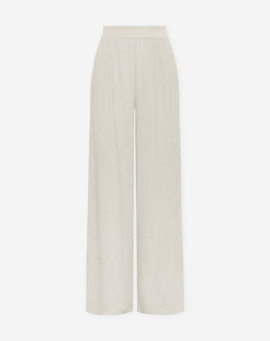 LUNA VISCOSE PANTS BEIGE