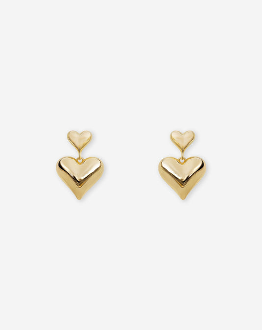 ROSIE DOUBLE HEART EARRINGS