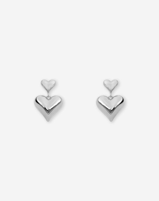 ROSIE DOUBLE HEART EARRINGS