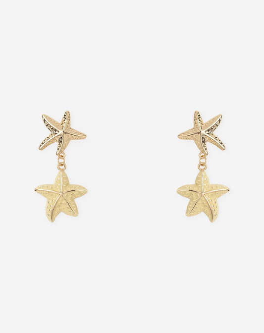 DOUBLE SEASTAR EARRINGS BOTERGEEL