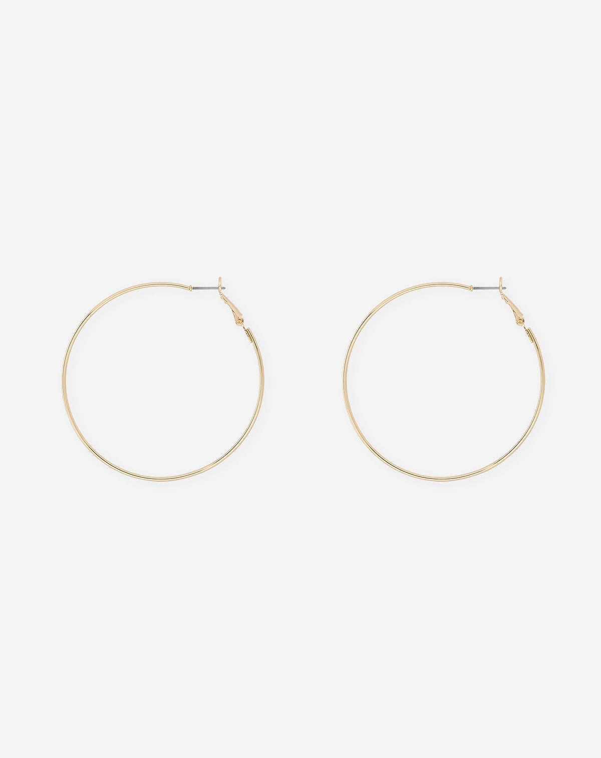 BIG THIN HOOP EARRINGS