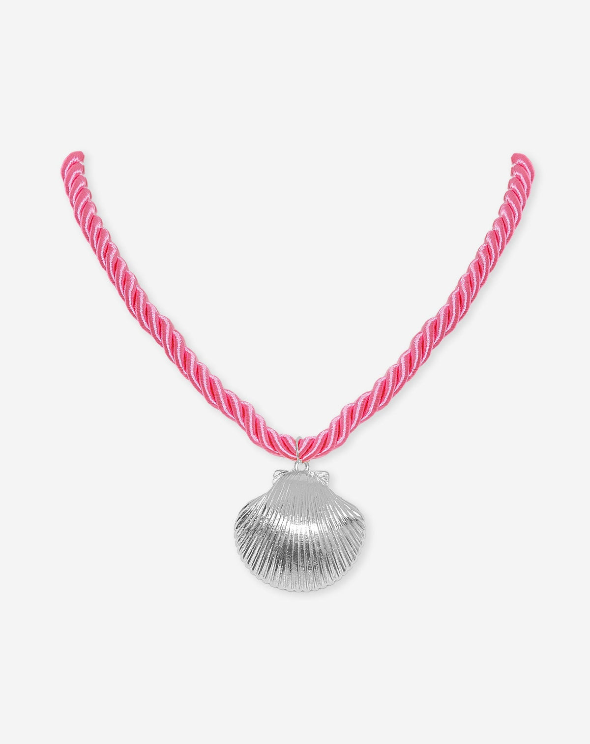 SEASHELL CORD NECKLACE ROZE