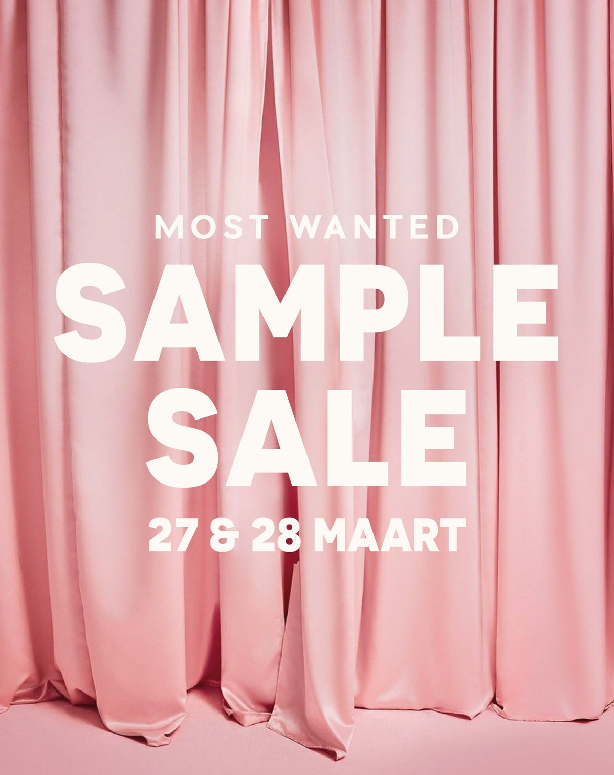 MOST WANTED SAMPLE SALE