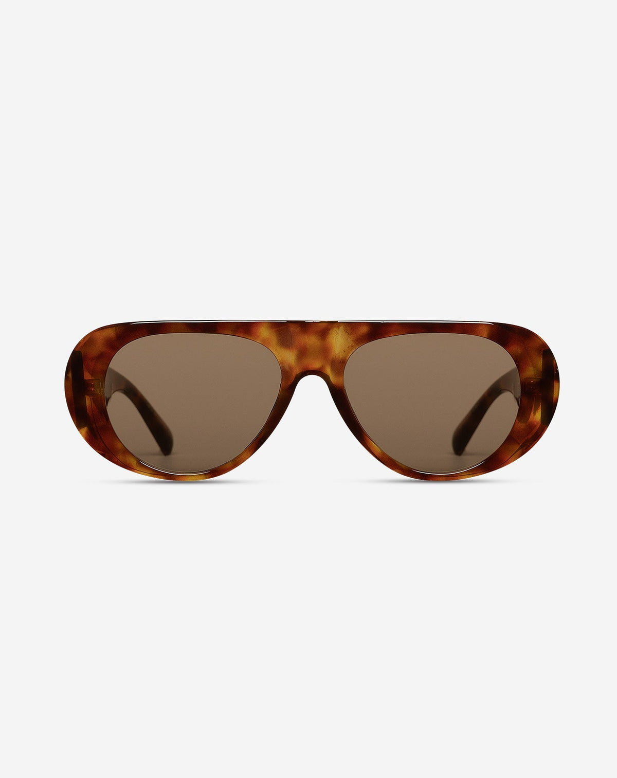 OVERSIZED AVIATOR SUNGLASSES LICHTBRUIN