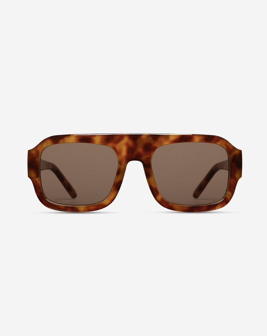 OVERSIZED SQUARE SUNGLASSES LICHTBRUIN