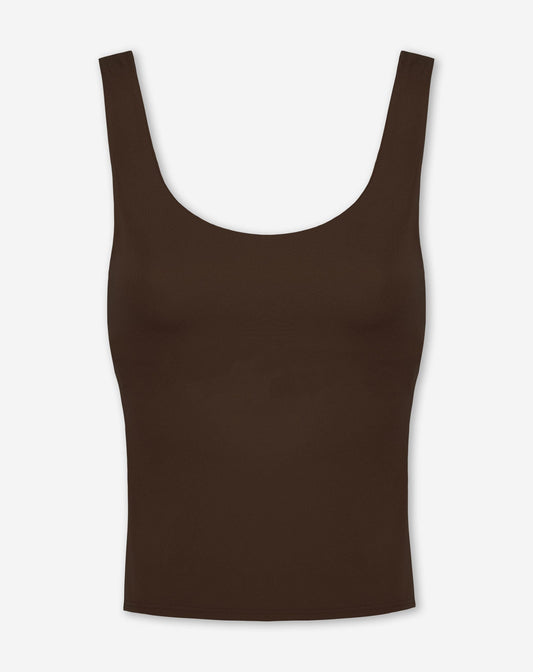 JOVIE TOP DONKERBRUIN