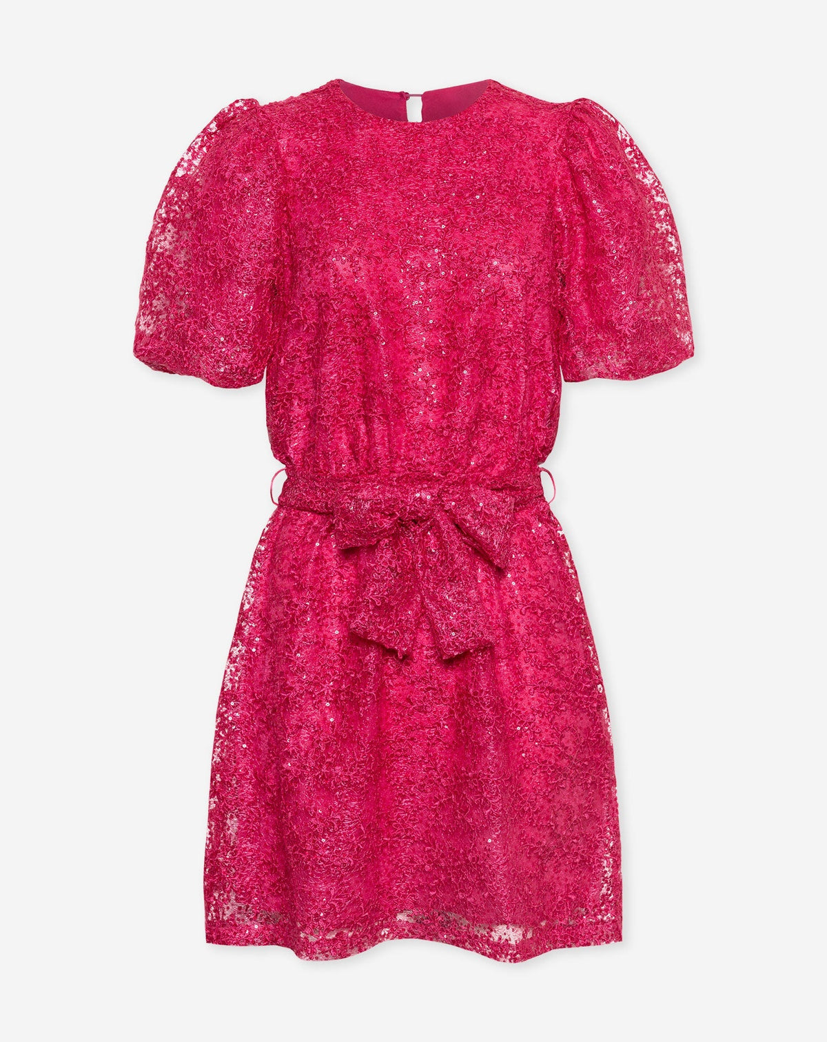 FLORINE GLITTER DRESS FUCHSIA