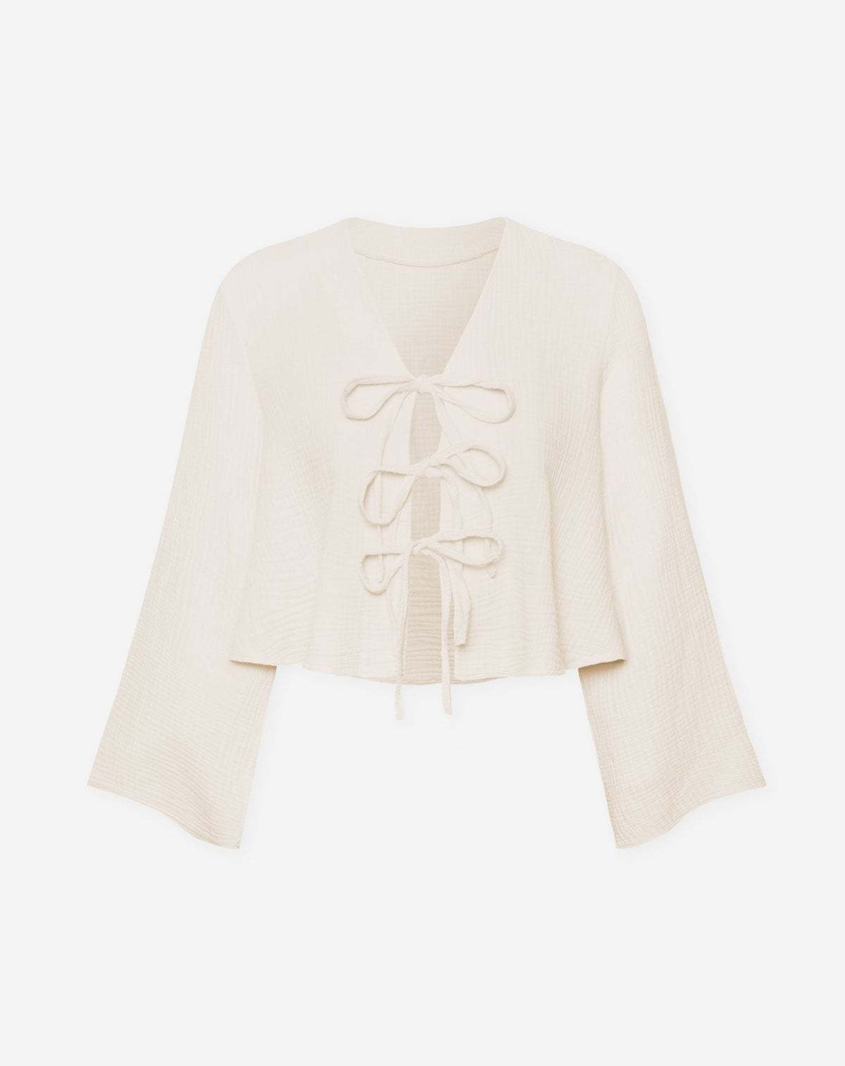 TARA MOUSSELINE TOP ZAND
