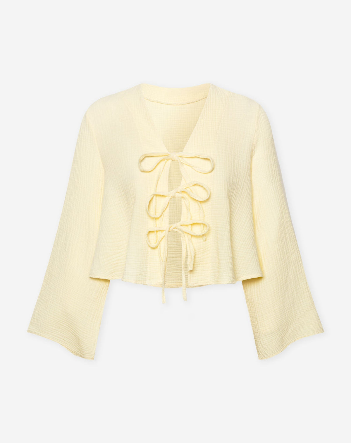 TARA MOUSSELINE TOP BOTERGEEL