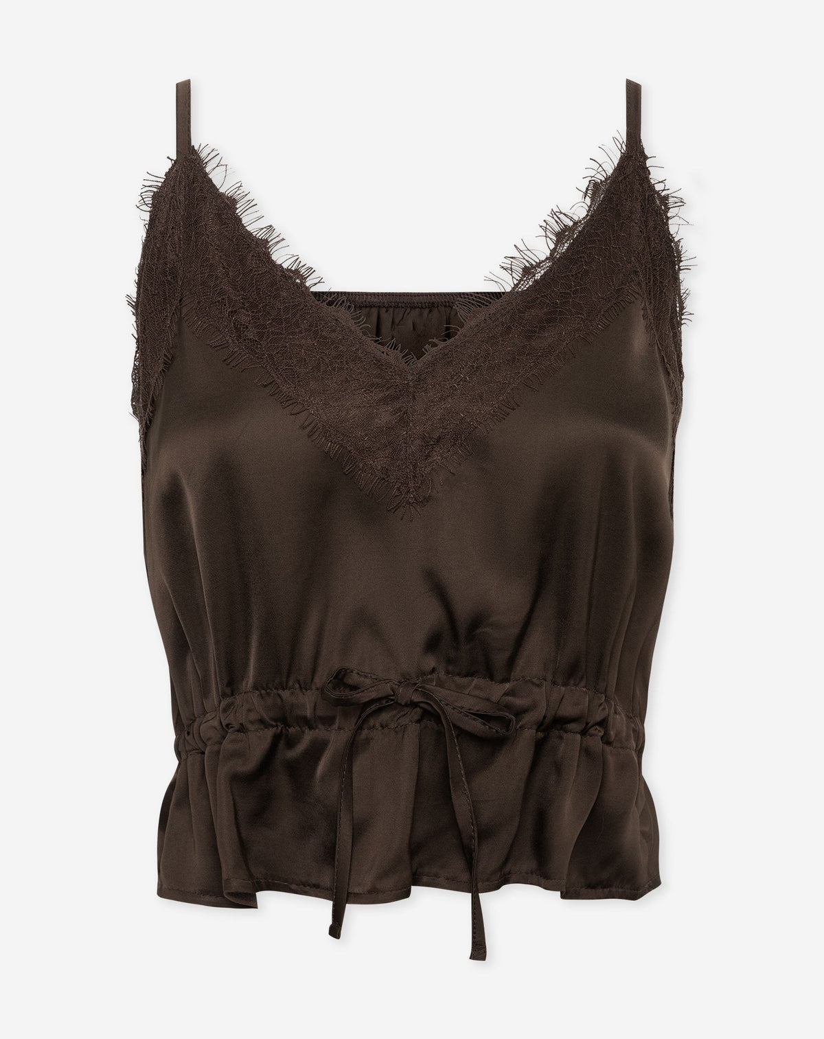 FENNA LACE CAMI TOP BRUIN