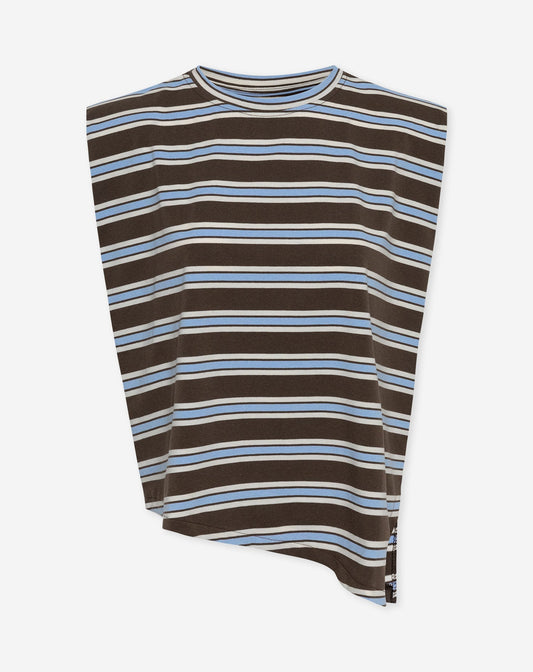 PADDED STRIPE TEE BRUIN